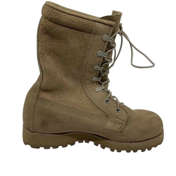 Belleville Unisex Tactical‎ Boots Combat Flight Brown Leather Lace Up 4.5 Wide main image 13